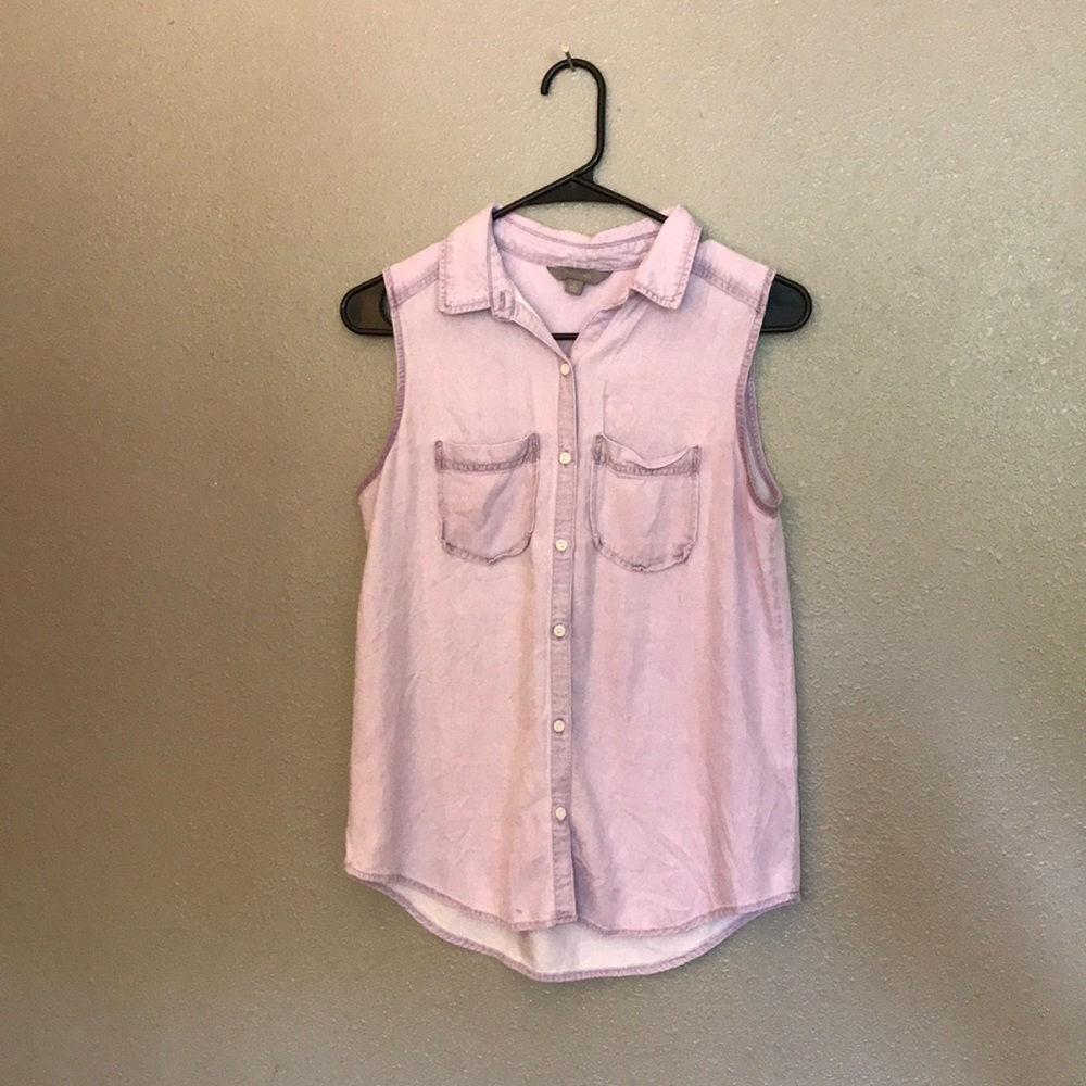 Light Purple Sleeveless Top